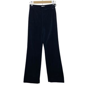 Alexa Chung x AG Jeans Corduroy Pants Womens 27 Bootcut Navy Blue High Rise NEW